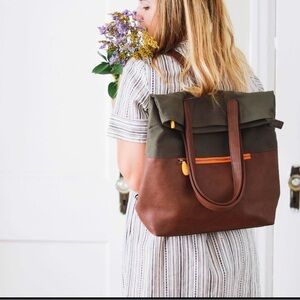 Canopy Verde convertible bag.